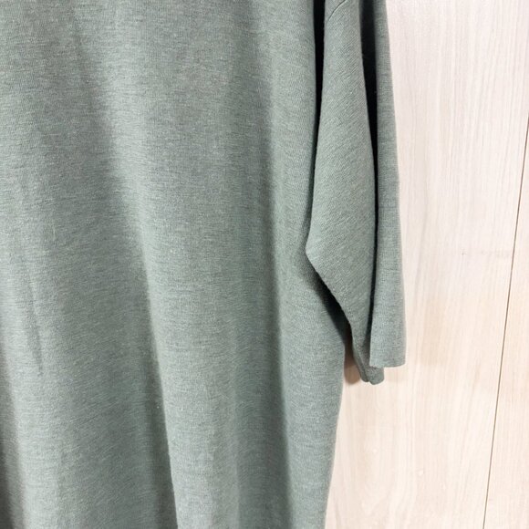 Eileen Fisher 100% Merino Wool Pullover Tunic Top Sweater in Seafoam Green/Blue - Picture 4 of 9